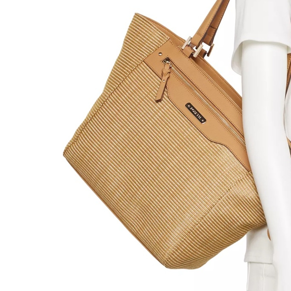 Rosetti Tan and Brown Tote Bag